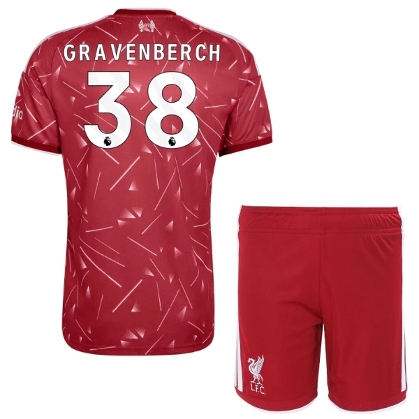 Liverpool Gravenberch 38 Tenue Kind Thuis 2026/27 Liverpool Gravenberch 38 Tenue Kind Thuis 2026/27