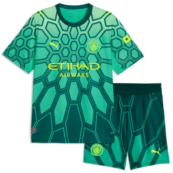 Manchester City Donnarumma 25 Keeper Tenue Kind Thuis 2026/27 Groene