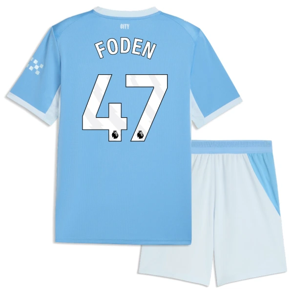 Manchester City Foden 47 Tenue Kind Thuis 2026/27 Manchester City Foden 47 Tenue Kind Thuis 2026/27
