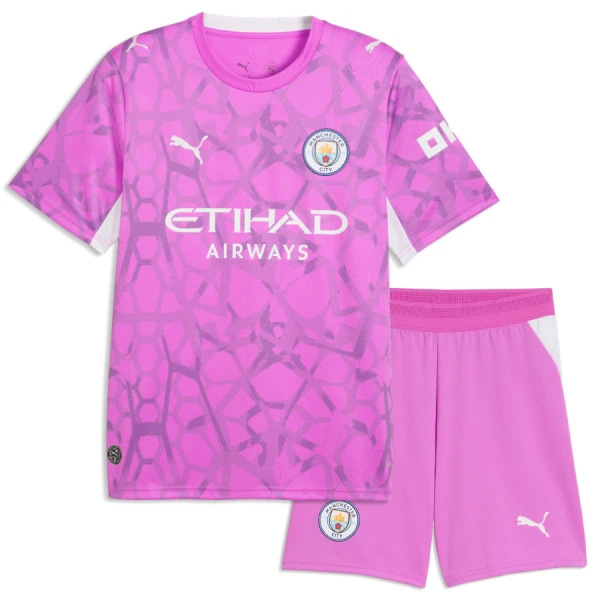 Manchester City Keeper Tenue Kind Uit 2026/27 Roze Manchester City Keeper Tenue Kind Uit 2026/27 Roze