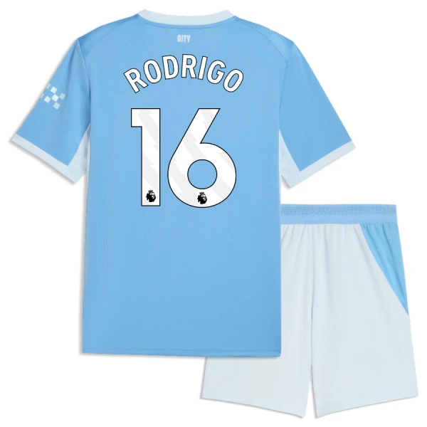Manchester City Rodrigo 16 Tenue Kind Thuis 2026/27 Manchester City Rodrigo 16 Tenue Kind Thuis 2026/27