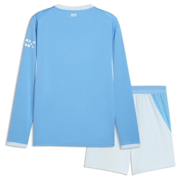 Manchester City Tenue Kind Thuis 2026/27 Lange Mouw