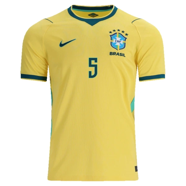 Brazilië Casemiro 5 Shirt Heren Thuis WK 2026