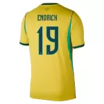Brazilië Endrick 19 Shirt Heren Thuis WK 2026