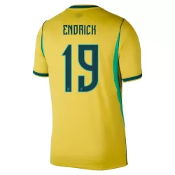 Brazilië Endrick 19 Shirt Heren Thuis WK 2026