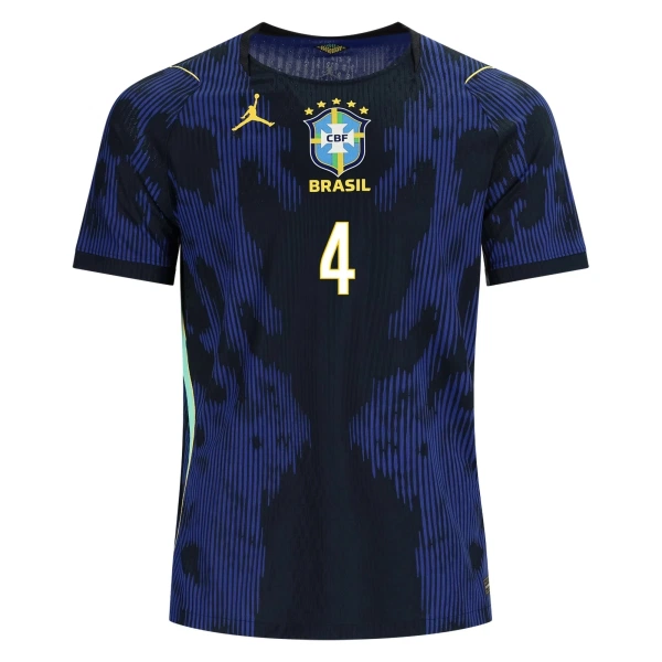 Brazilië Marquinhos 4 Shirt Heren Uit WK 2026