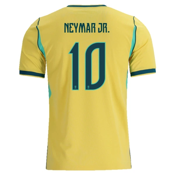 Brazilië Neymar JR 10 Tenue Kind Thuis WK 2026