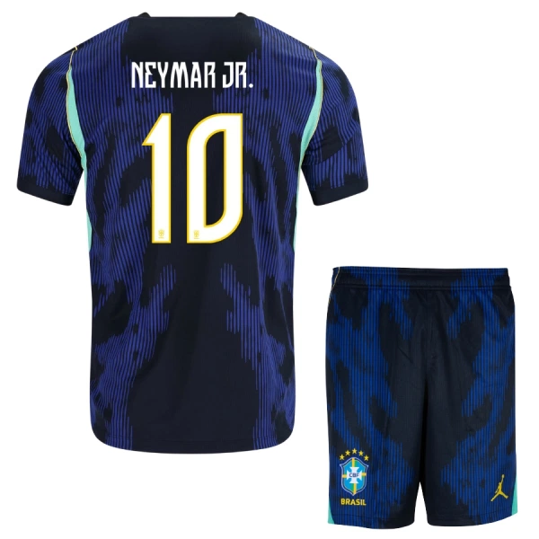 Brazilië Neymar JR 10 Tenue Kind Uit WK 2026