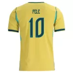 Brazilië Pele 10 Shirt Heren Thuis WK 2026