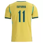 Brazilië Raphinha 11 Shirt Heren Thuis WK 2026