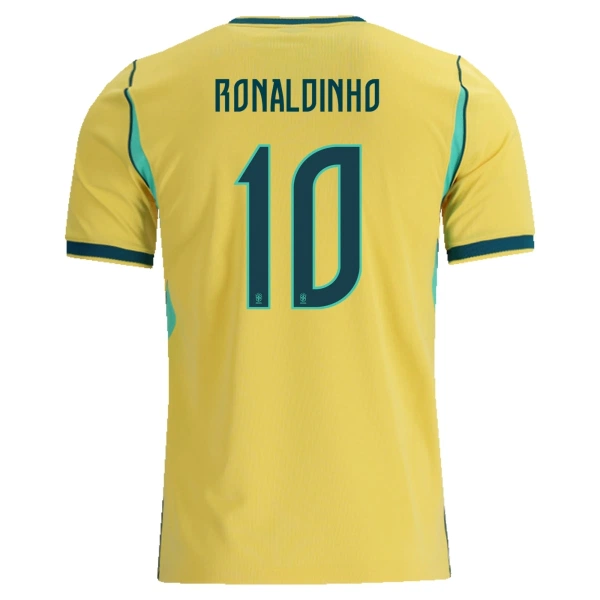 Brazilië Ronaldinho 10 Shirt Heren Thuis WK 2026