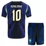 Brazilië Ronaldinho 10 Tenue Kind Uit WK 2026
