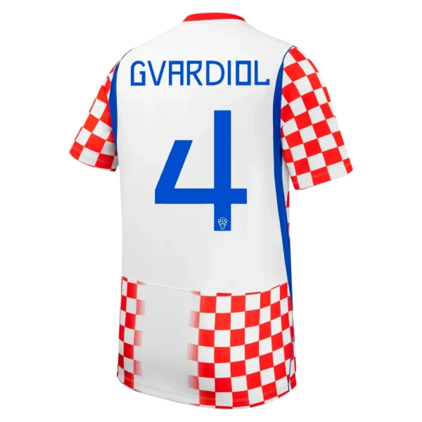 Kroatië Gvardiol 4 Shirt Heren Thuis WK 2026