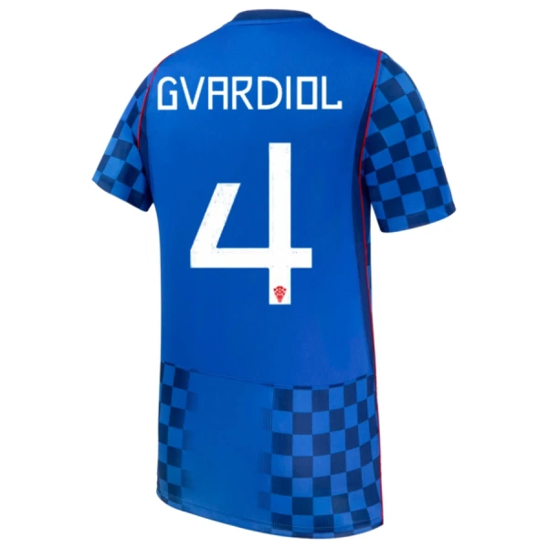 Kroatië Gvardiol 4 Shirt Heren Uit WK 2026 Kroatië Gvardiol 4 Shirt Heren Uit WK 2026