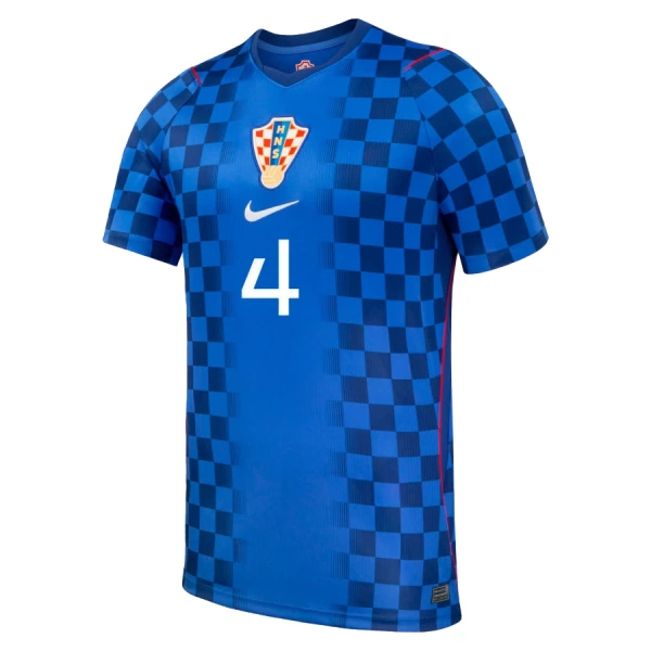 Kroatië Gvardiol 4 Shirt Heren Uit WK 2026