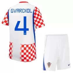 Kroatië Gvardiol 4 Tenue Kind Thuis WK 2026