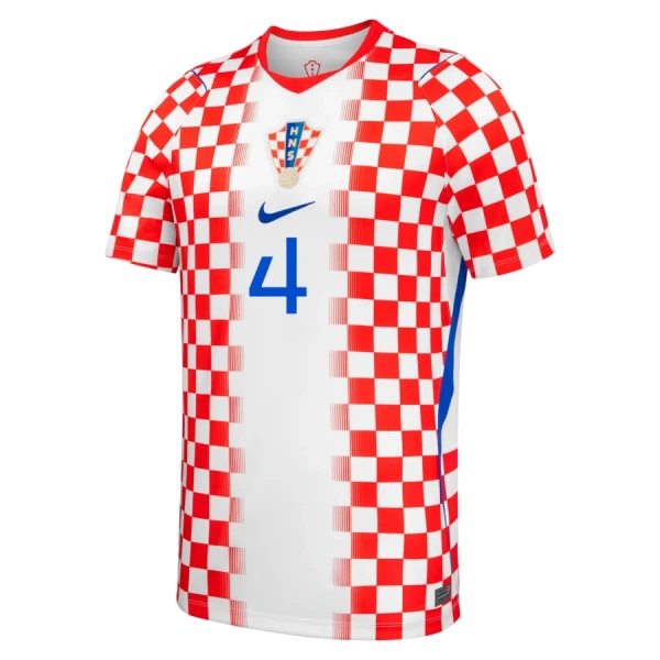 Kroatië Gvardiol 4 Tenue Kind Thuis WK 2026