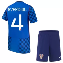 Kroatië Gvardiol 4 Tenue Kind Uit WK 2026
