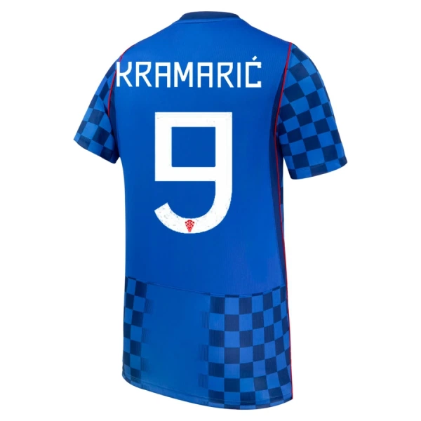 Kroatië Kramaric 9 Shirt Heren Uit WK 2026 Kroatië Kramaric 9 Shirt Heren Uit WK 2026