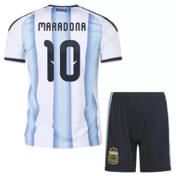 Argentinië Maradona 10 Tenue Kind Thuis WK 2026