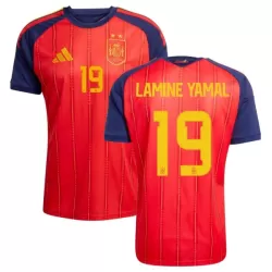 Spanje 2 Stars Lamine Yamal 19 Shirt Heren Thuis WK 2026 Spanje 2 Stars Lamine Yamal 19 Shirt Heren Thuis WK 2026