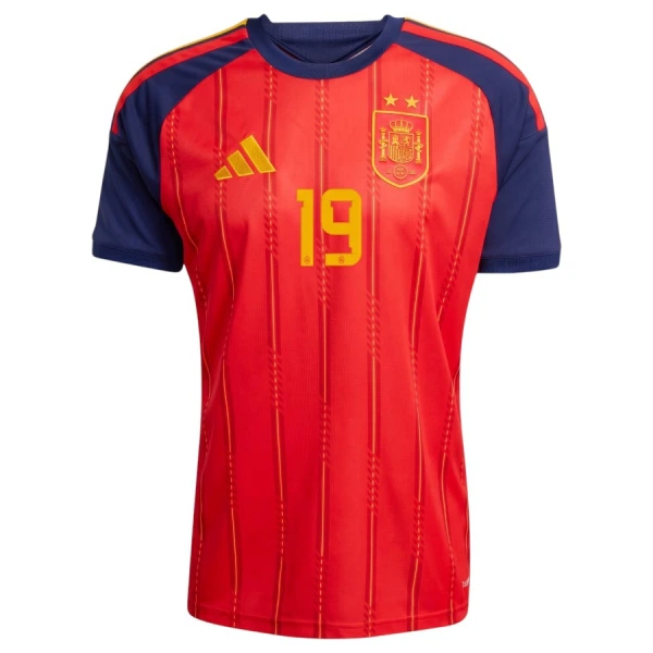Spanje 2 Stars Lamine Yamal 19 Shirt Heren Thuis WK 2026