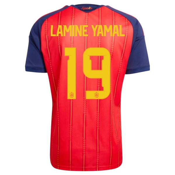 Spanje 2 Stars Lamine Yamal 19 Shirt Heren Thuis WK 2026