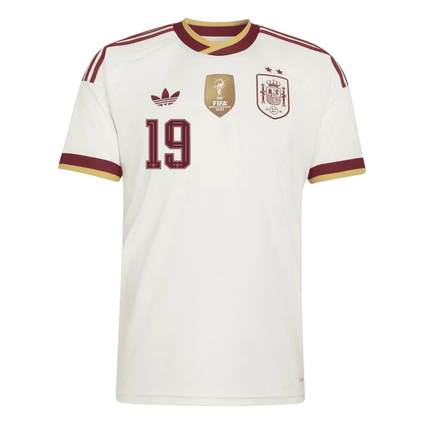 Spanje 2 Stars Lamine Yamal 19 Shirt Heren Uit WK 2026