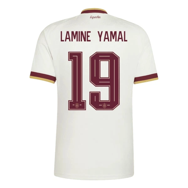 Spanje 2 Stars Lamine Yamal 19 Shirt Heren Uit WK 2026