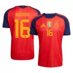 Spanje 2 Stars Rodrigo 16 Shirt Heren Thuis WK 2026