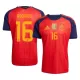 Spanje 2 Stars Rodrigo 16 Shirt Heren Thuis WK 2026 Spanje 2 Stars Rodrigo 16 Shirt Heren Thuis WK 2026