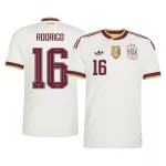 Spanje 2 Stars Rodrigo 16 Shirt Heren Uit WK 2026