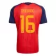 Spanje 2 Stars Rodrigo 16 Tenue Kind Thuis WK 2026