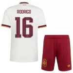 Spanje 2 Stars Rodrigo 16 Tenue Kind Uit WK 2026