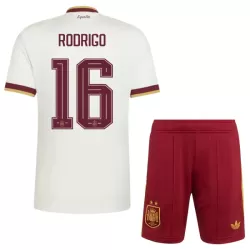 Spanje 2 Stars Rodrigo 16 Tenue Kind Uit WK 2026