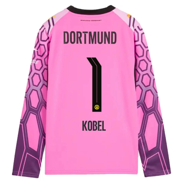 Borussia Dortmund Kobel 1 Keeper Shirt Heren Uit 2026/27 Lange Mouw Roze Borussia Dortmund Kobel 1 Keeper Shirt Heren Uit 2026/27 Lange Mouw Roze