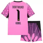 Borussia Dortmund Kobel 1 Keeper Tenue Kind Uit 2026/27 Roze