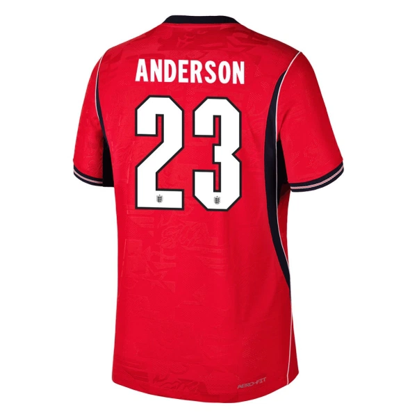 Engeland Elliot Anderson 23 Shirt Heren Uit WK 2026 Engeland Elliot Anderson 23 Shirt Heren Uit WK 2026