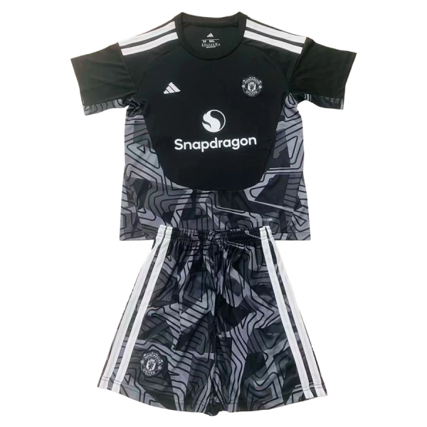 Manchester United Keeper Tenue Kind 2026/27 Zwarte Manchester United Keeper Tenue Kind 2026/27 Zwarte