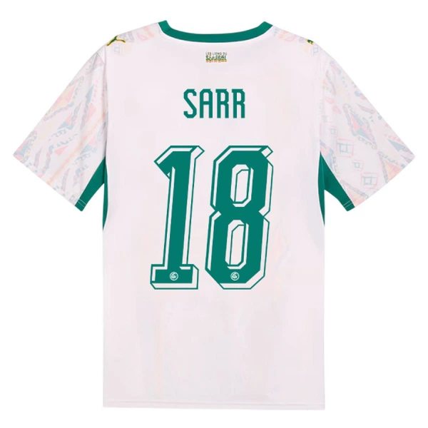 Senegal Sarr 18 Shirt Heren Thuis WK 2026 Senegal Sarr 18 Shirt Heren Thuis WK 2026