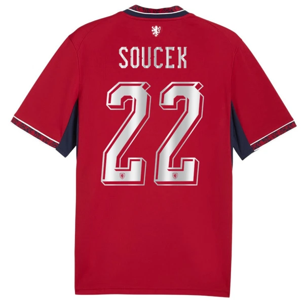 Tsjechië Soucek 22 Shirt Heren Thuis WK 2026 Tsjechië Soucek 22 Shirt Heren Thuis WK 2026