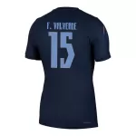 Uruguay Federico Valverde 15 Shirt Heren Uit WK 2026