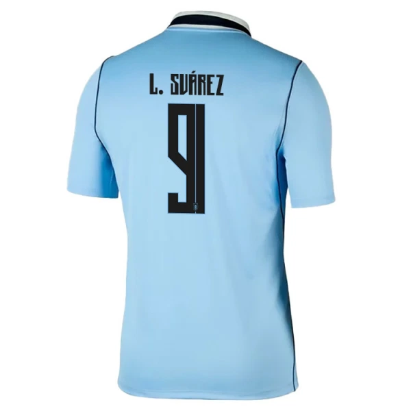 Uruguay Luis Suárez 9 Shirt Heren Thuis WK 2026 Uruguay Luis Suárez 9 Shirt Heren Thuis WK 2026
