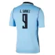 Uruguay Luis Suárez 9 Shirt Heren Thuis WK 2026 Uruguay Luis Suárez 9 Shirt Heren Thuis WK 2026