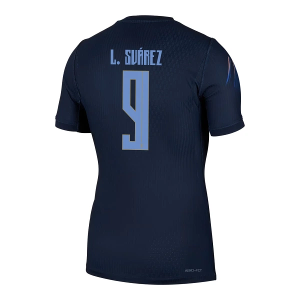 Uruguay Luis Suárez 9 Shirt Heren Uit WK 2026 Uruguay Luis Suárez 9 Shirt Heren Uit WK 2026