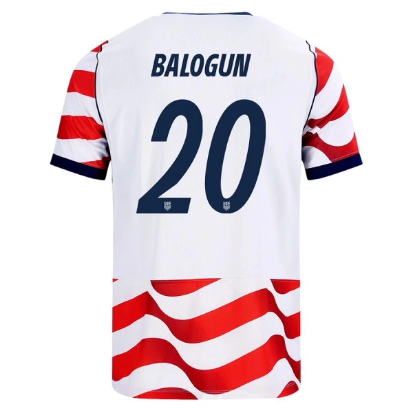 USA Balogun 20 Shirt Heren Thuis WK 2026 USA Balogun 20 Shirt Heren Thuis WK 2026