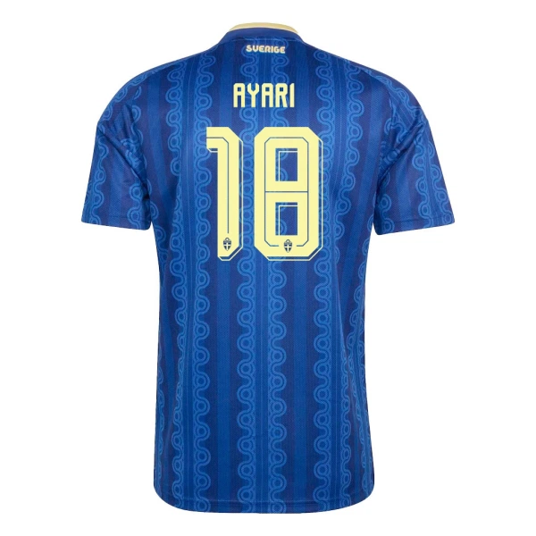 Zweden Ayari 18 Shirt Heren Uit WK 2026 Zweden Ayari 18 Shirt Heren Uit WK 2026