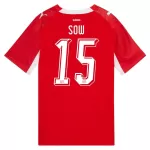 Zwitserland Djibril Sow 15 Shirt Heren Thuis WK 2026