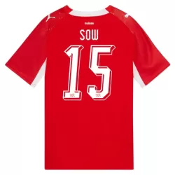 Zwitserland Djibril Sow 15 Shirt Heren Thuis WK 2026 Zwitserland Djibril Sow 15 Shirt Heren Thuis WK 2026