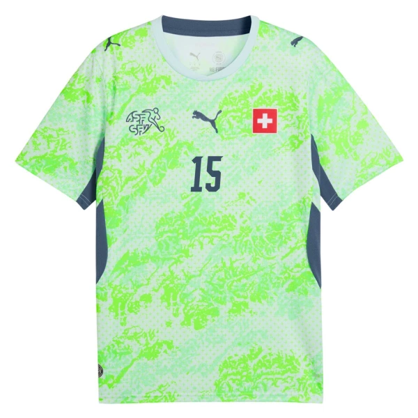 Zwitserland Djibril Sow 15 Shirt Heren Uit WK 2026
